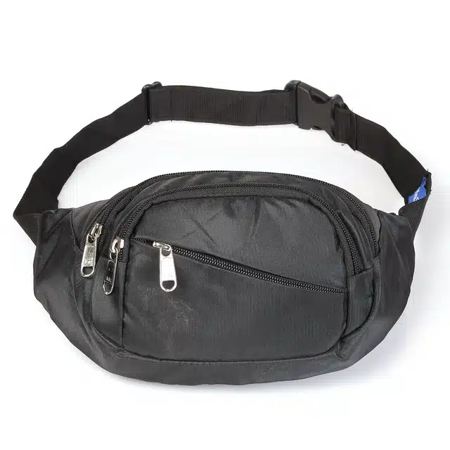 Waist Bag for Men & Women (Black)