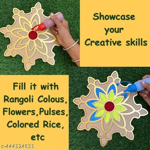 Diwali Rangoli Making Kit (Multicolor)