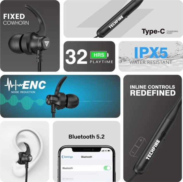 Xtune Bullets 535 Wireless Bluetooth in-Ear Neckband (Assorted)