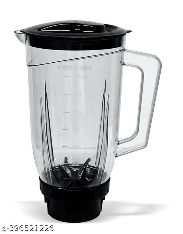 Plastic Jar for Mixer (Black, 1500 ml)