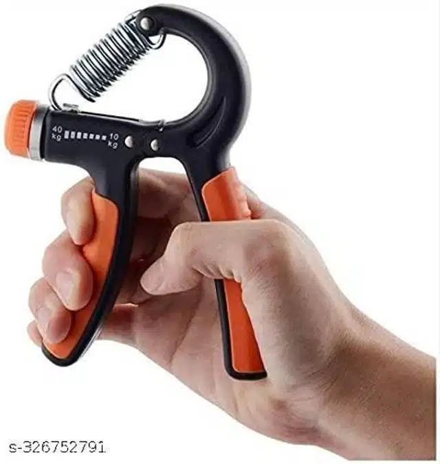 Hand Grip Exercise Equipment (Black & Orange)