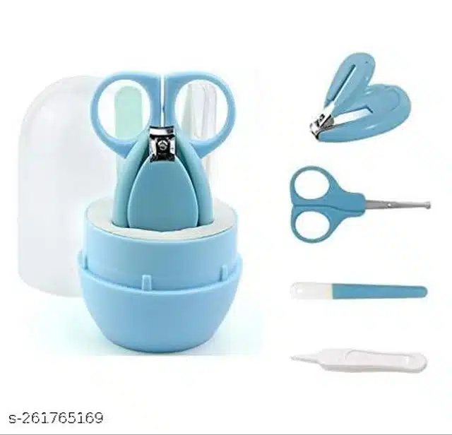 Grooming Kit with Scissors (Blue, Set of 1)