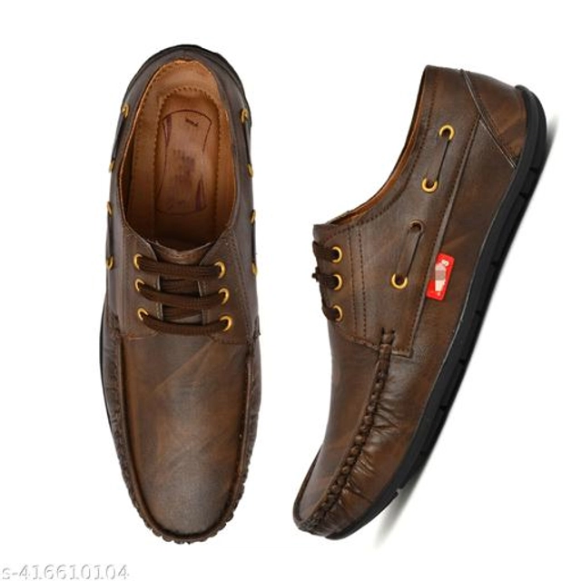 Formal Shoes for Men (Brown, 6)