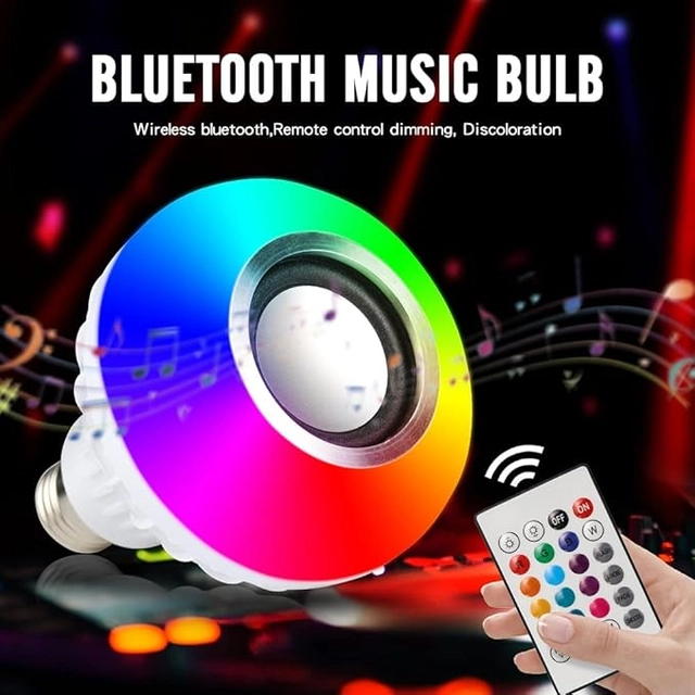 IMMUTABLE Smart LED Music Bulb (Pack of 1)