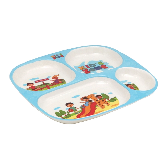 DINE SMART-Melamine Rectangle Begi Plate (Pack of 1)