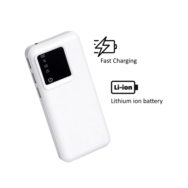 Fast Charging Power Bank (White, 20000 Mah)