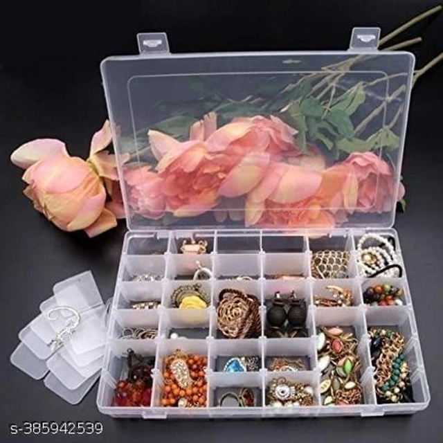 36 Grids Jewellery Case Organiser (Transparent)