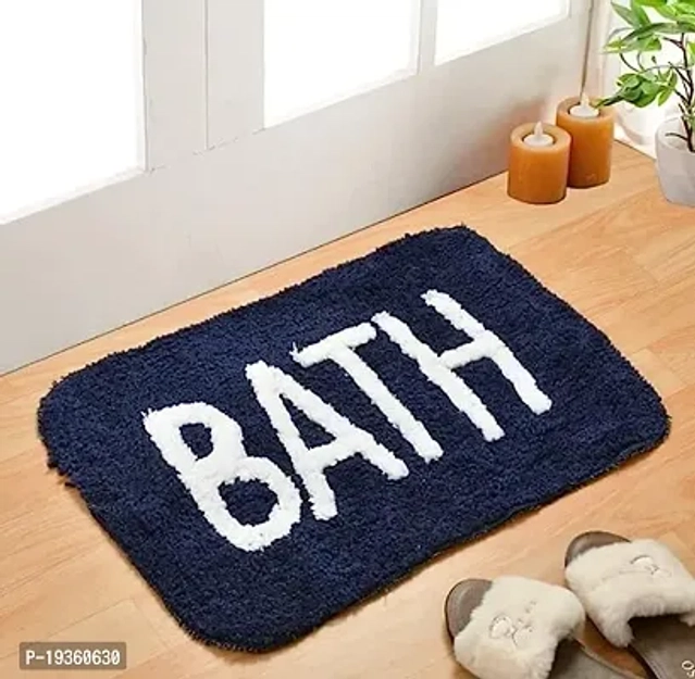 Cotton Printed Bath Mats (Multicolor, 16X24 Inches)