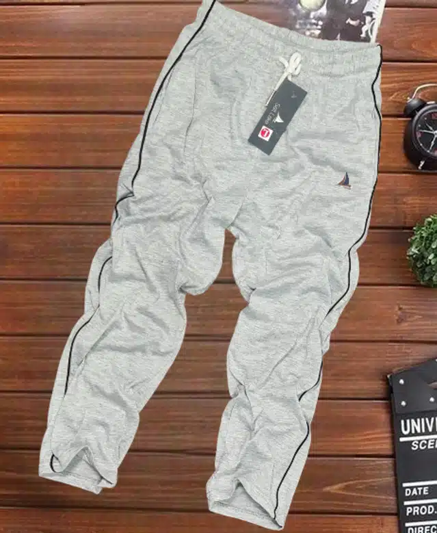 Polycotton Trackpant for Men (Grey, M)