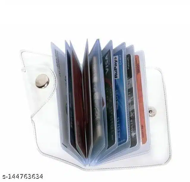Fancy Business Card Holder (Transparent)