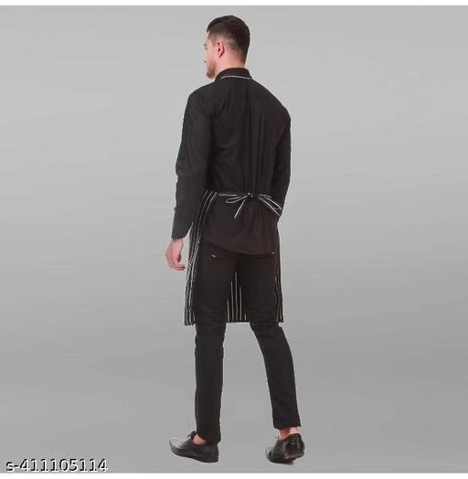 Cotton Apron for Men & Women (Black)