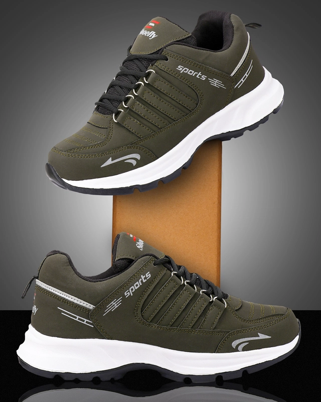 Sports Shoes for Men (Green, 6)