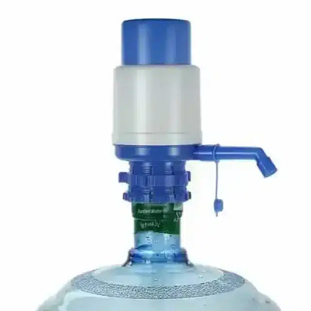 K Kudos Hand Press Manual Water Pump Dispenser For 20 Litre Drinking Bottle Can (Blue)