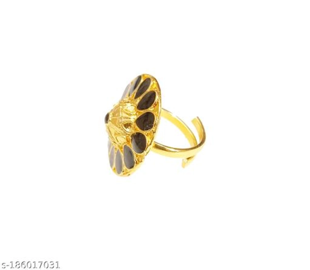 Brass Ring for Women (Multicolor)