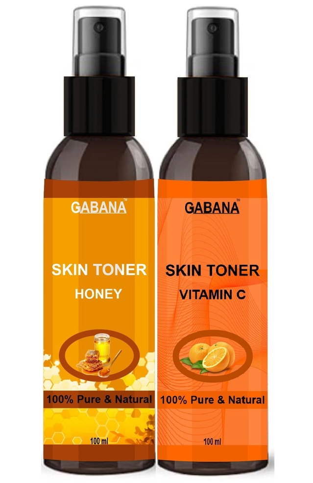 Combo of Gabana Honey & Vitamin C Skin Toner Spray (100 ml, Pack of 2)