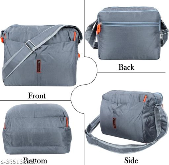 Polyester Sling Bag (Grey)