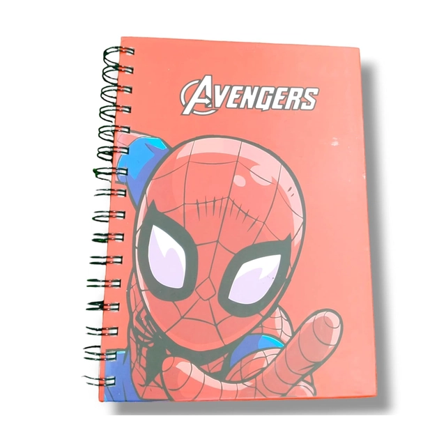 Printed Ruled Spiral Notebook (Multicolor)