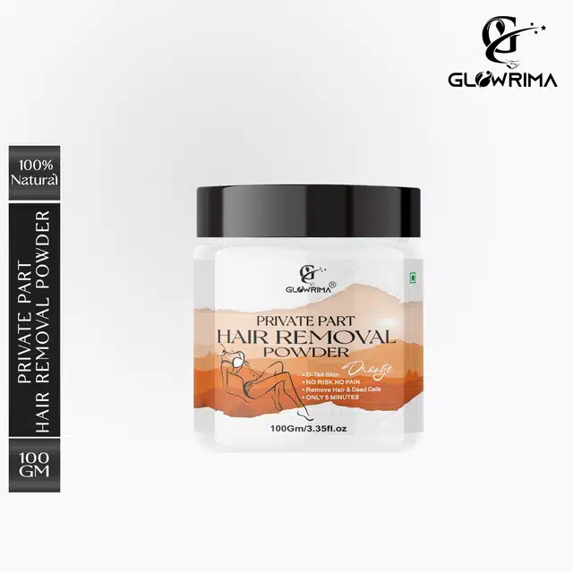 Glowrima Orange Fragrance Private Part Hair Removal Powder  (100 g)