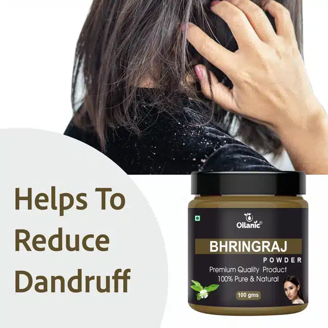 Natural Bhringraj & Kaolin Clay Powder for Skin & Hair (Pack of 2, 100 g)