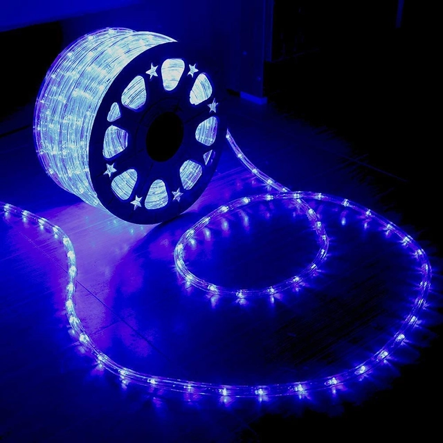 Waterproof Indoor Outdoor Home Deorative Diwali LED Strip (Blue, 5 m)