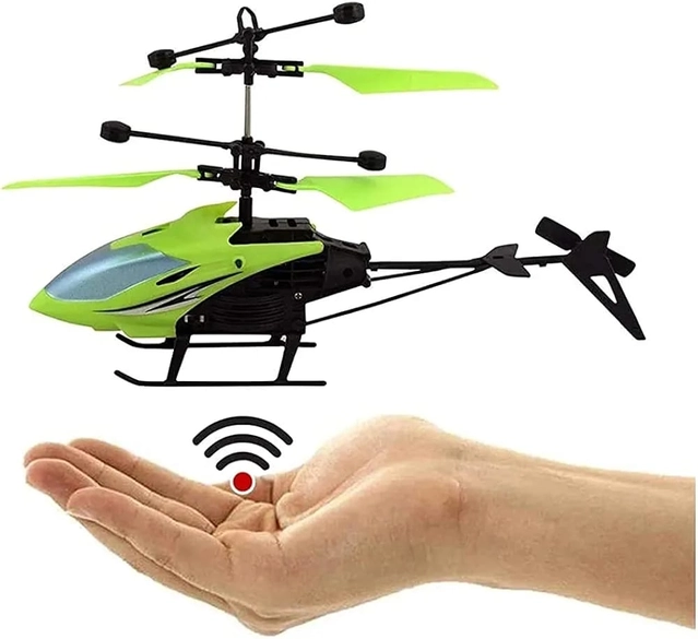 Plastic Motion Sensor Helicopter for Kids (Multicolor)