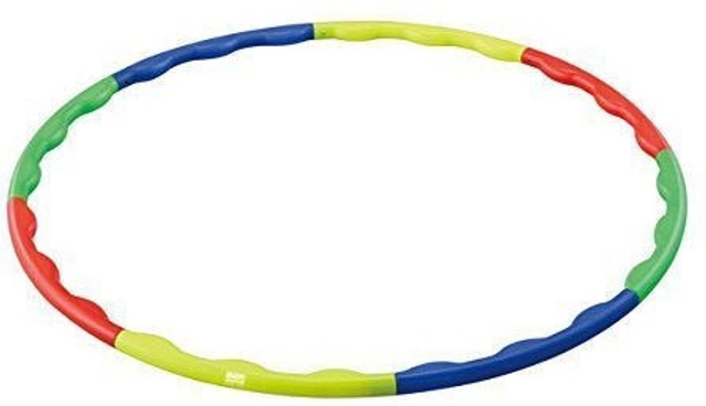 Adjustable Plastic Hula Hoop Ring Set for Kid (Multicolor, Set of 1)