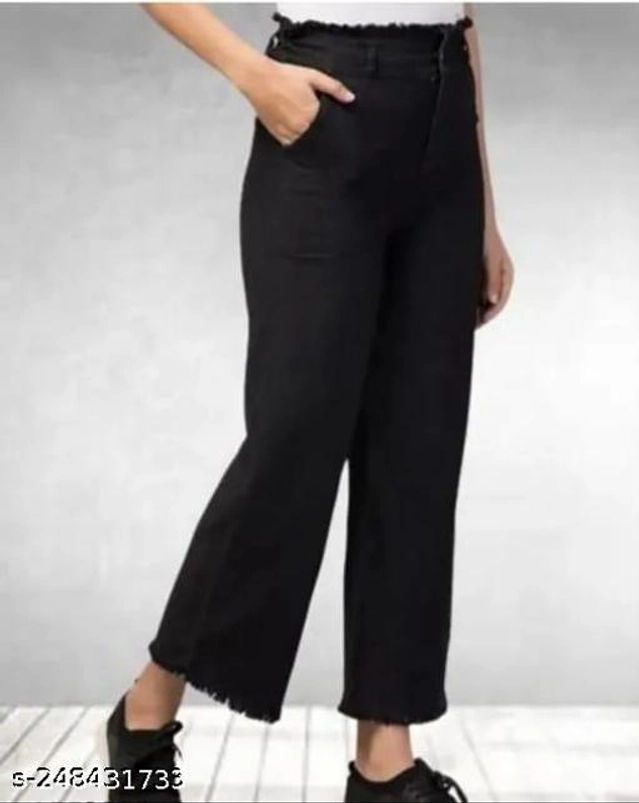 Denim Jeans for Women (Black, 28)