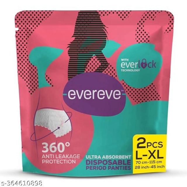 Evereve Disposable (2 Pcs) Period Panties (L-XL, Pack of 1)