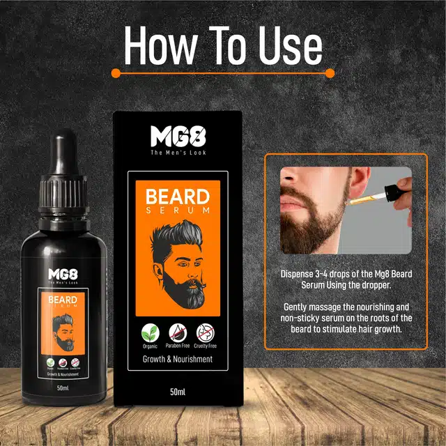 MG8 Beard Growth Serum (50 ml)