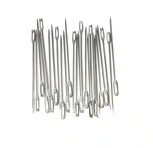 Non Stain Hand Sewing Needles (Silver, Pack of 20)