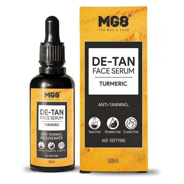 MG8 DE-TAN Turmeric Face Serum (50 ml)