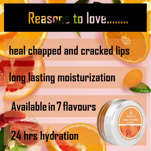 Ronzille Bubble Tangerine Lip Balm (8 g)