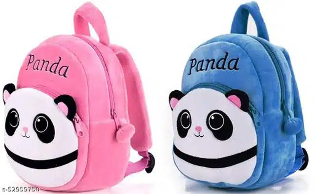 School Bags for Kids (Pink & Blue, Pack of 2)