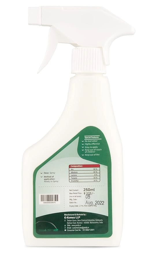 Pestly Bed Bugs Removal Spray (250 ml)