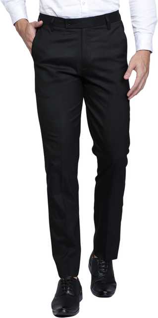 Haul Chic Best Formal Men's Trouser (Black, 28) (HSM-39)