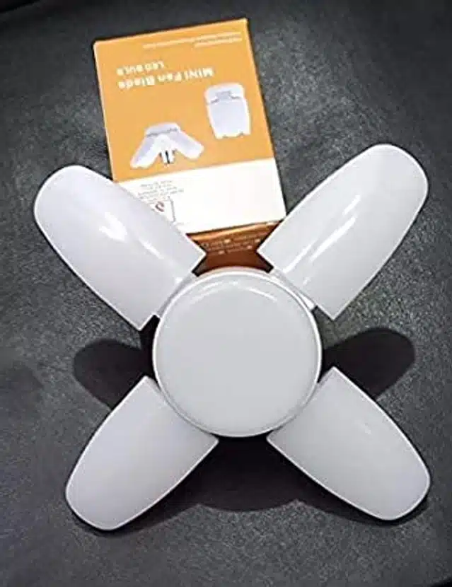 Mini Fan Shaped Foldable Bulb (White, 28 W)