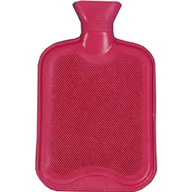 Rubber Hot Water Bag for Pain Relief (Multicolor, 2 L)