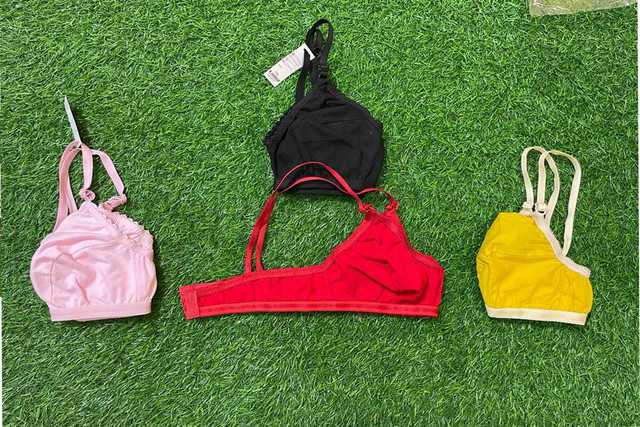 विमेंस फुल कवरेज नॉन पैडेड ब्रा (मल्टीकलर, 32C) (पैक ऑफ़ 4) (M-56C)