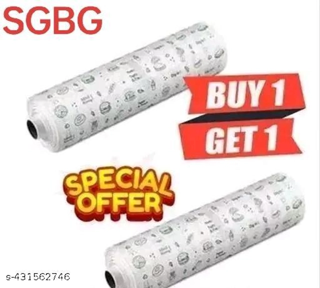 Food Wrapping Roll Paper (White, 25 m) (Pack of 2)