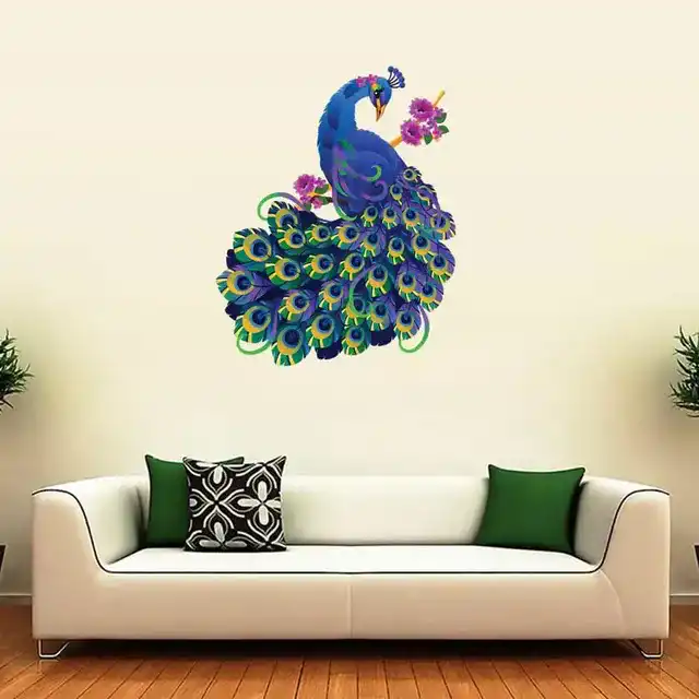 गॉड & गोड्स वाइट ग्लॉसी मॉडर्न आर्ट 511 वॉल स्टीकर (40 x 60 x 0.1 Cm)