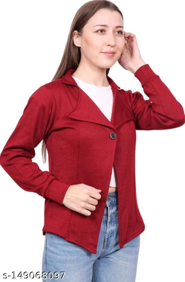 Woolen Shurg for Women (Maroon, S)