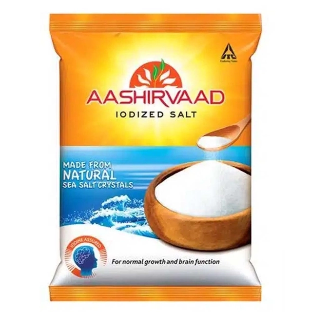 Agropure Arhar Dal 2 Kg (Super Saver Pack) + Aashirvaad Iodized Salt 1 kg Free