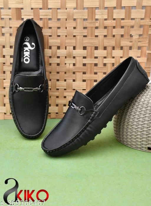 Loafers for Men (Black, 6)