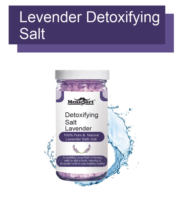 Mensport Detoxifying Lavender Bath Salt Crystal (200 g)