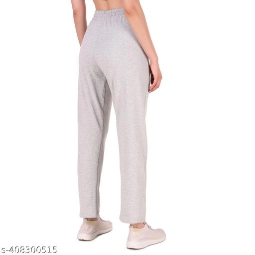 Cotton Trouser for Women (Cream, M)