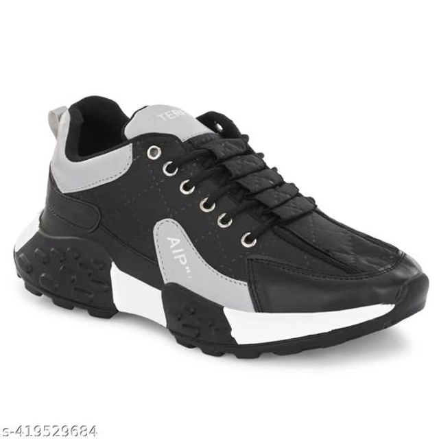 Casual Shoes for Men (Black, 6)