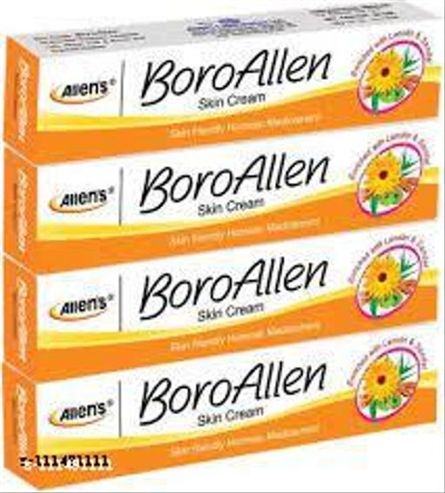 Allen's BoroAllen Antiseptic Cream (20 g, Pack of 4)