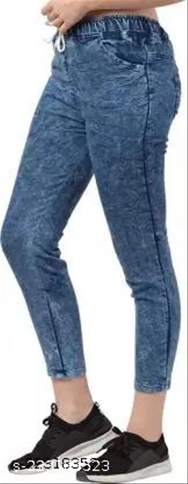 Denim Jeans for Girls (Blue, 10-11 Years)