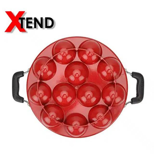 Xtend Non Stick Appam Maker Pot with Steel Lid 