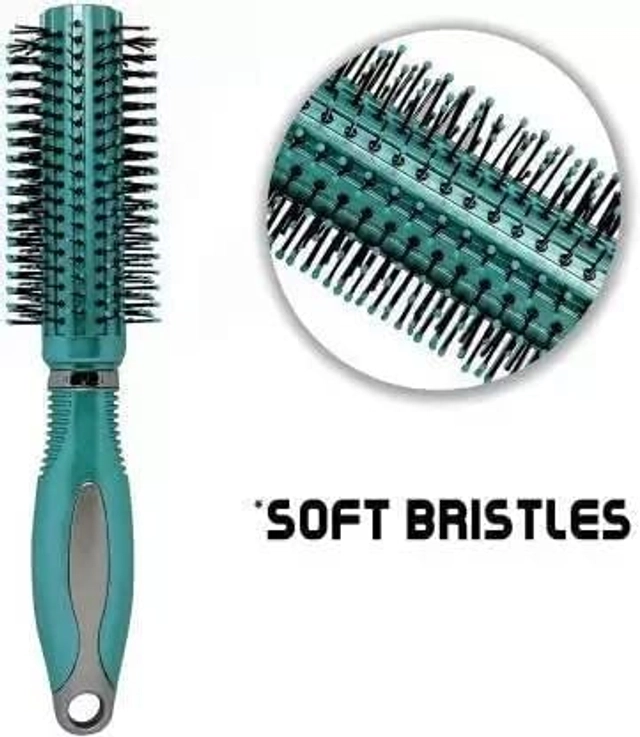 Round Hair Comb for Men & Women (Multicolor)